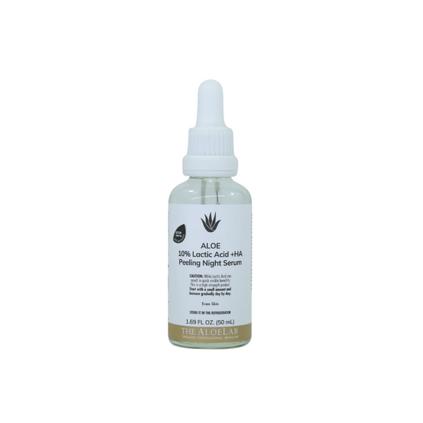 The Aloelab Even-Skin Aloe 10% Lactic Acid Peeling Night Serum