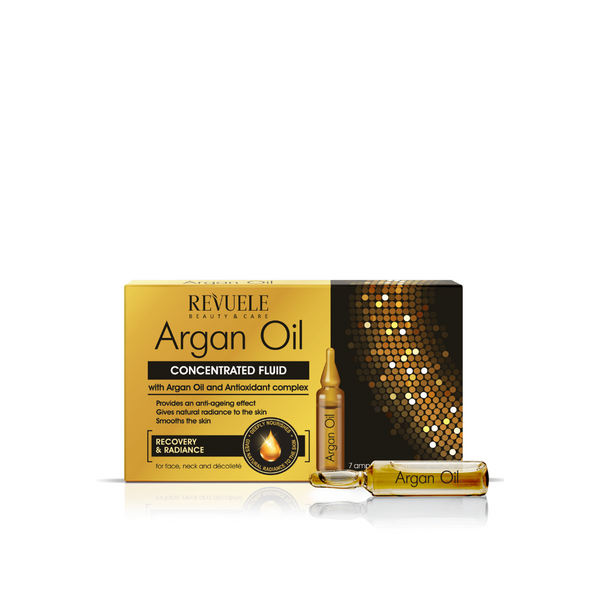 Revuele Ampoules Argan Oil Concentrated Fluid For Face and Neck 7x2ml