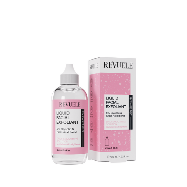 Revuele Liquid Facial Exfoliant 5% Glycolic + Citric Acid Blend 125ml